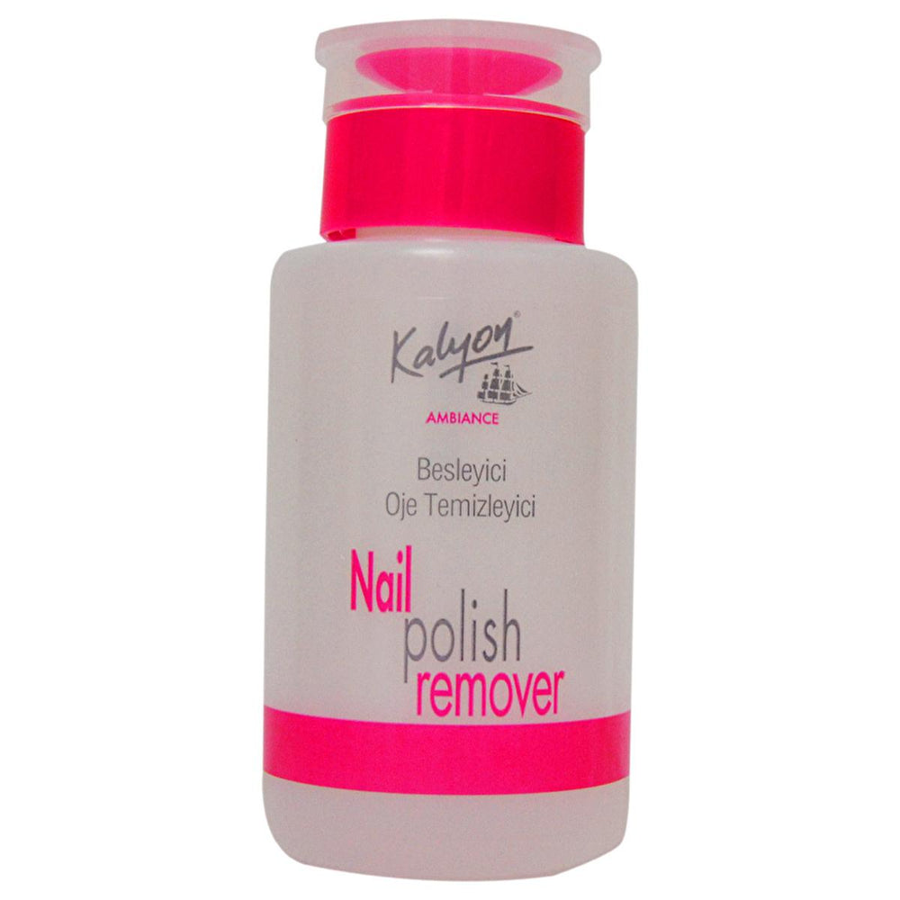 Kalyon Gentle Nail Polish Remover with Pump Dispenser - 200ml, Easy to Use, Fast Removal - Nail Polish