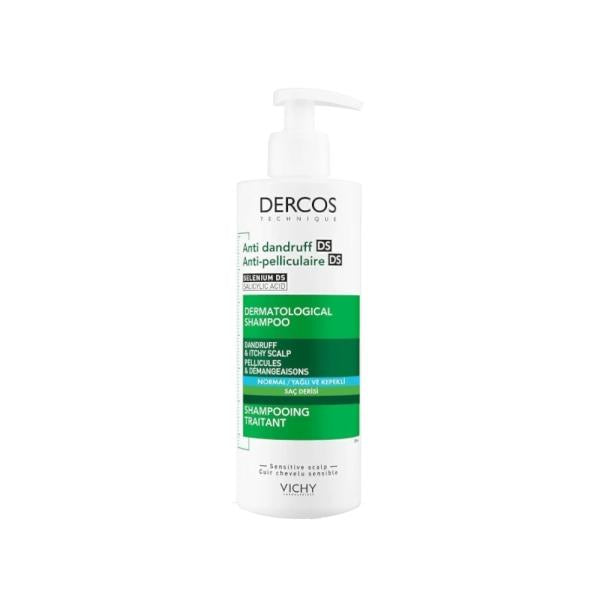 Vichy Dercos Anti-Dandruff Shampoo for Oily Hair - Dermatologically Tested, Selenium Sulfide, 13.20 fl oz Vichy Dercos Anti-Dandruff Shampoo for Oily Hair Anti-Dandruff Shampoo, Vichy Dercos Shampoo, Oily Hair Care, Dermatologically Tested, Selenium Sulfide Shampoo, Paraben-Free, Hair Care, Scalp Care, Dandruff Treatment, Oily Hair Solution, Shampoo for Oily Hair, Gentle Shampoo, Chemical-Free Hair Care