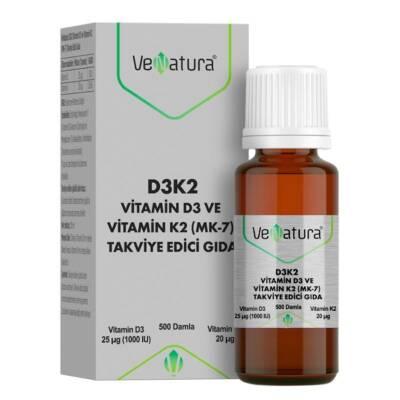 VeNatura Vitamin D3K2 Dietary Supplement Drops - 20ml - Supports Immune System & Bone Health - image 2