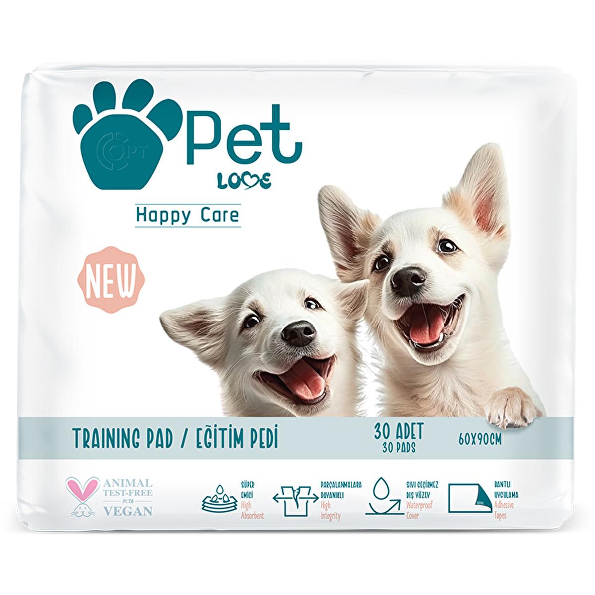 Pet Love Pet Training Pads for Dogs - Absorbent, Leak-Proof, Hygienic Pet Care Accessories Pet Training Pads - Absorbent & Leak-Proof pet training pads, dog housebreaking, pet hygiene products, absorbent pet pads, pet care accessories, pet supplies, dog training aids, leak-proof pet pads, hygienic pet care, pet comfort, pet health