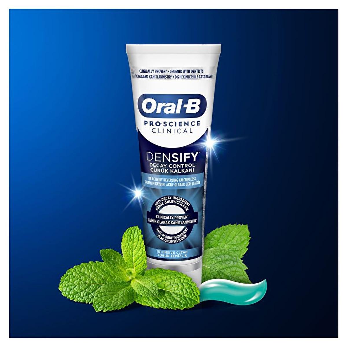 Oral-B Pro-Science Clinical Densify Toothpaste for Enamel Density - 65ml Oral-B Pro-Science Clinical Densify Toothpaste - Boost Enamel Density Oral-B Pro-Science, Clinical Densify toothpaste, enamel density, calcium loss reversal, oral hygiene, tooth decay prevention, toothpaste, oral care, dental health, clinical-strength toothpaste, daily oral care, gumline care, enamel health