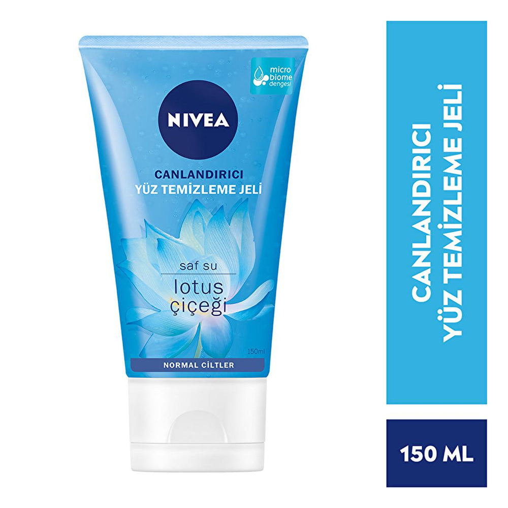 Nivea Facial Cleansing Gel for Normal & Combination Skin - Gentle, Natural Ingredients, 5.07 fl oz - Cleanser