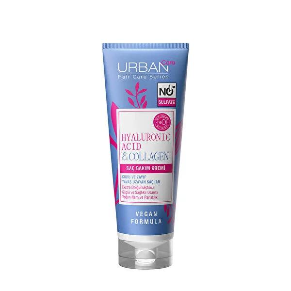 Urban Care Hyaluronic Acid & Collagen Hair Cream - Moisturizing, Vegan, Sulfate-Free Hair Care for Dry, Damaged Hair Urban Care Hyaluronic Acid Hair Cream - Vegan, Sulfate-Free Moisturizing Hair Care Hyaluronic Acid Hair Cream, Collagen Hair Treatment, Vegan Hair Care, Sulfate-Free Hair Cream, Moisturizing Hair Product, Hair Nourishment, Dry Hair Solution, Damaged Hair Repair, Slow Hair Growth, Vegan Hair Products, Chemical-Free Hair Care, Hair Moisturizer, Healthy Hair, Hair Growth, Hair Elasticity, Parabe