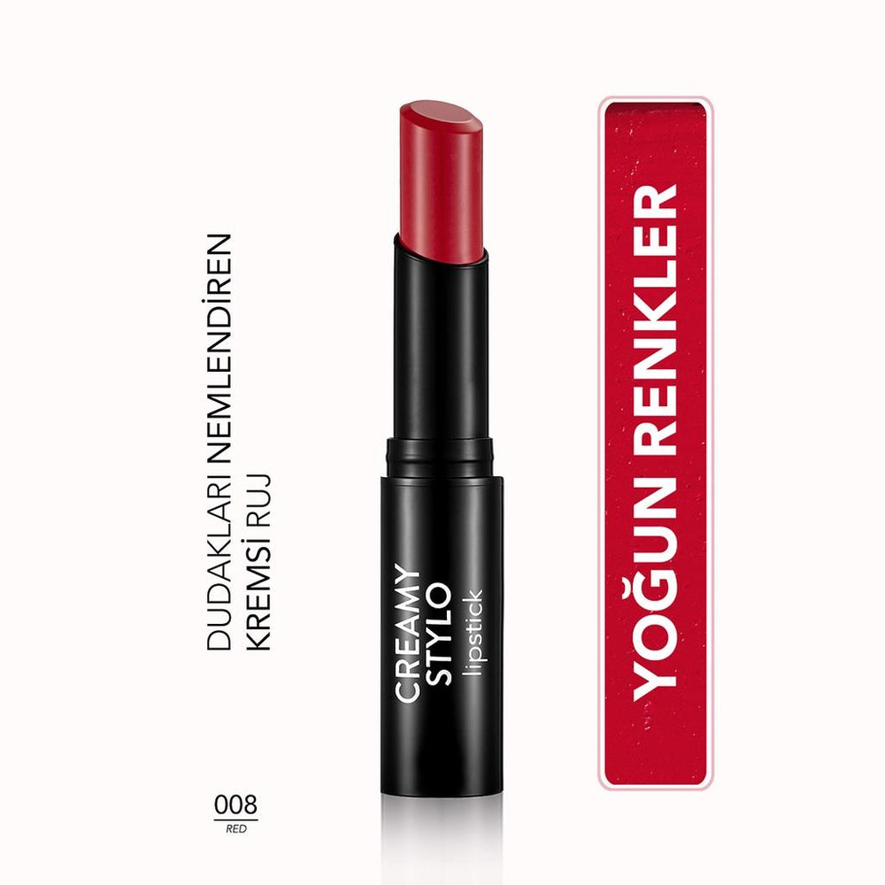 Flormar Creamy Stylo Moisturizing Lipstick 008 Red