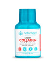 Naturagen Liquid Collagen Peptides Shots - 2500mg Type I&III Collagen, Gluten-Free, Halal Certified - Vitamin & Supplement