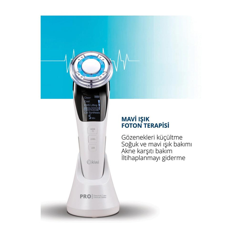 Kiwi Rechargeable Hot & Cold EMS Facial Toning Device
