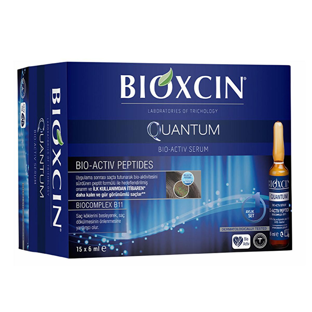 Bioxcin Quantum Bio-Activ Serum - Hair Loss Treatment & Nourishment for Thicker Hair - Face Serum