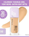 Maybelline New York Lumi Mat Fondöten - 132 Matte Foundation Makeup for Natural Finish, Lightweight & Long-Lasting - view 3