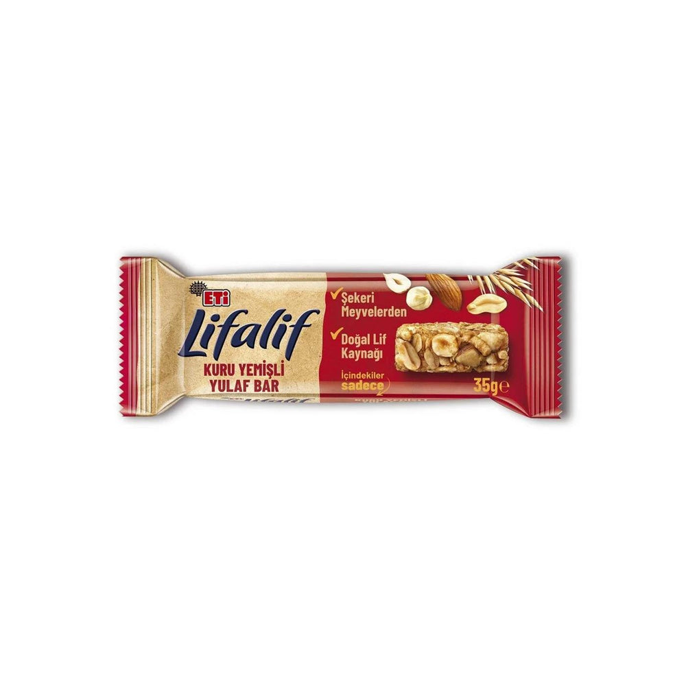 Eti Muesli Bar with Crunchy Nuts & Dried Fruits 35g