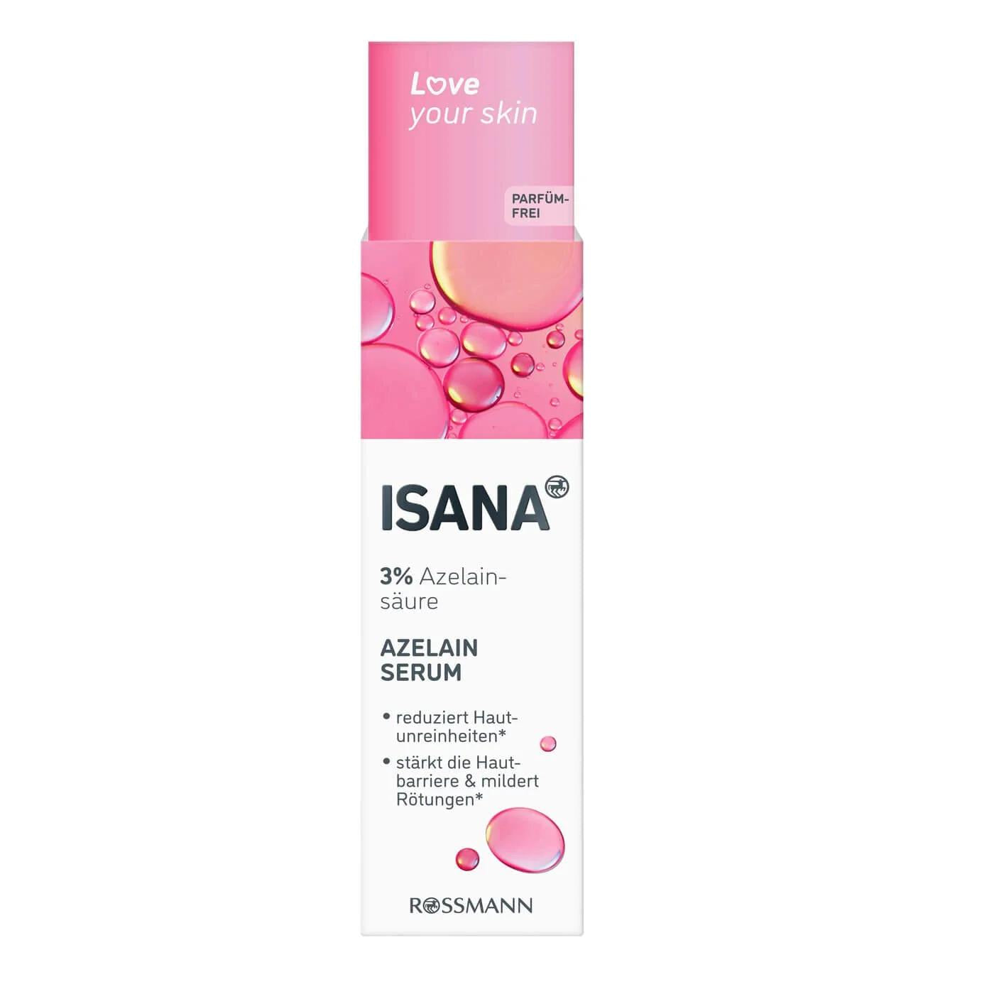 Isana Love Your Skin Azelaic Acid Serum for Clearer Skin 30 ml