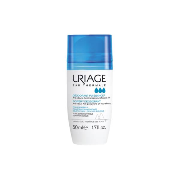 Uriage Power Deodorant Roll-On - Long-Lasting, Non-Staining, Alcohol-Free Antiperspirant Deodorant for Sensitive - view 2