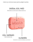 Let'scrub Olive Oil & Rose Oil Soap for Hydrated Skin 100g