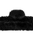 Eklips Rectangular Claw Hair Clip in Matte Black