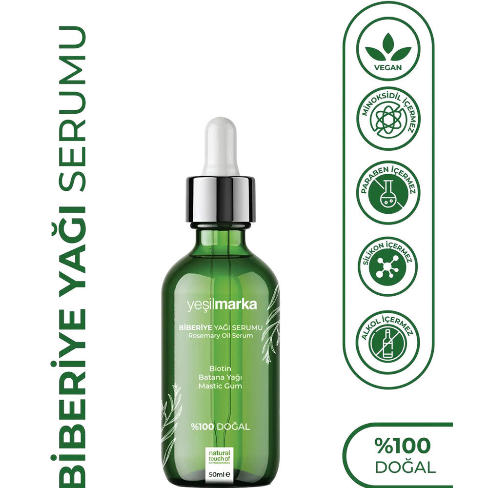 Yesilmarka Natural Rosemary Oil Serum for Hair and Scalp 50 ml