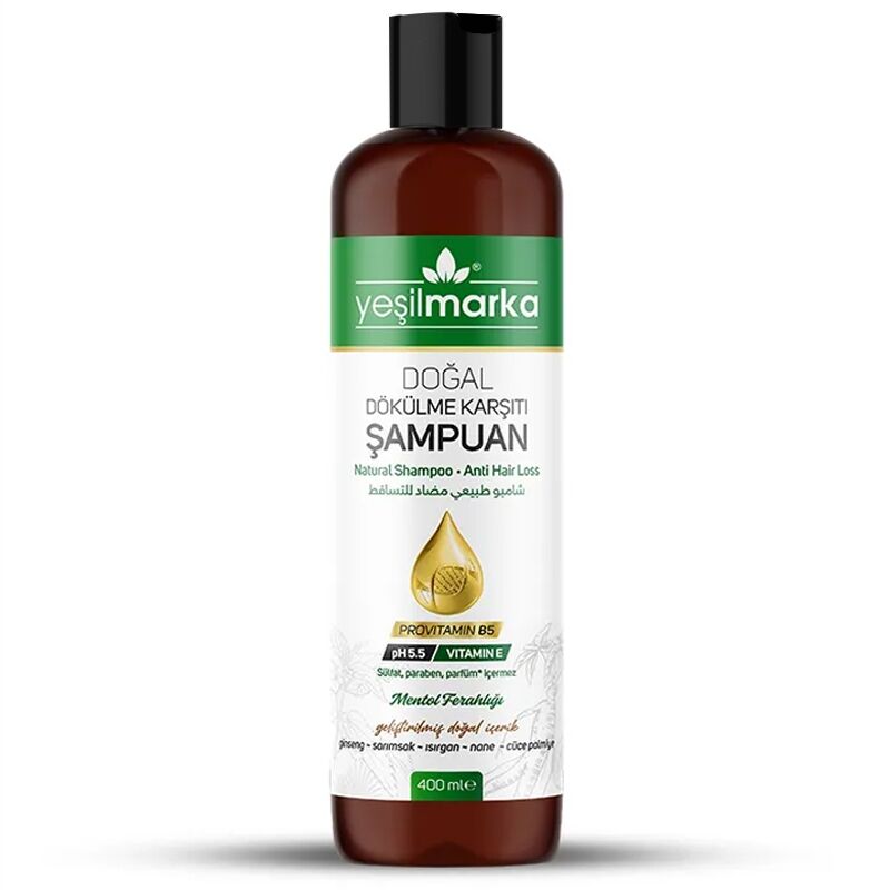 Yesilmarka Natural Anti-Hair Loss Shampoo for Stronger Hair 400 ml