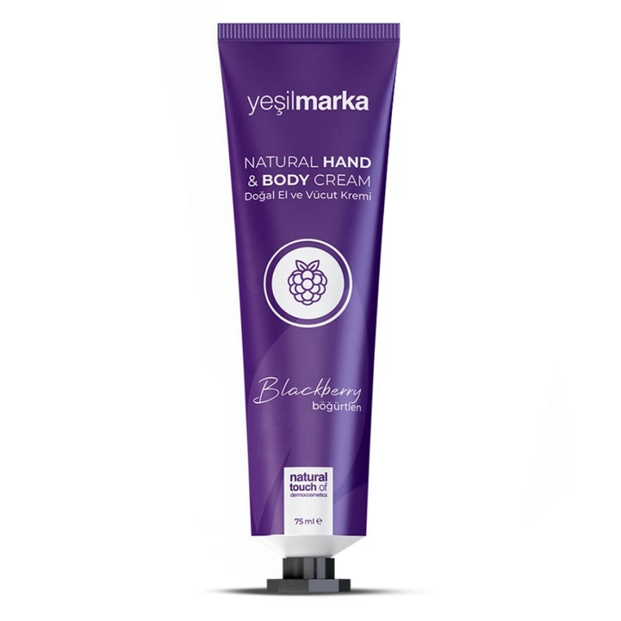 Yesilmarka Blackberry Hand & Body Cream for Soft Skin 75ml