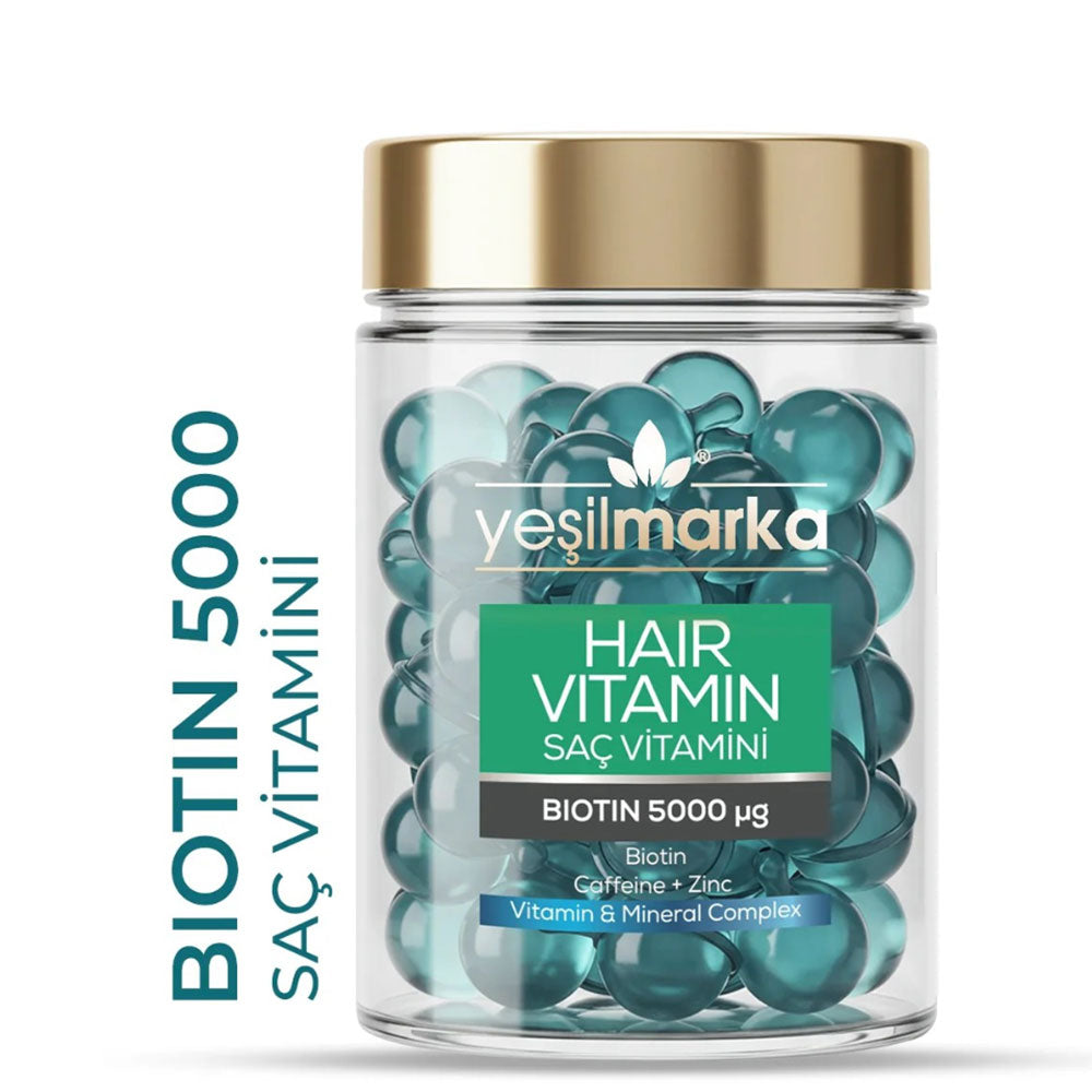 Yesilmarka Biotin Hair Oil with Caffeine and Zinc, 15 ML