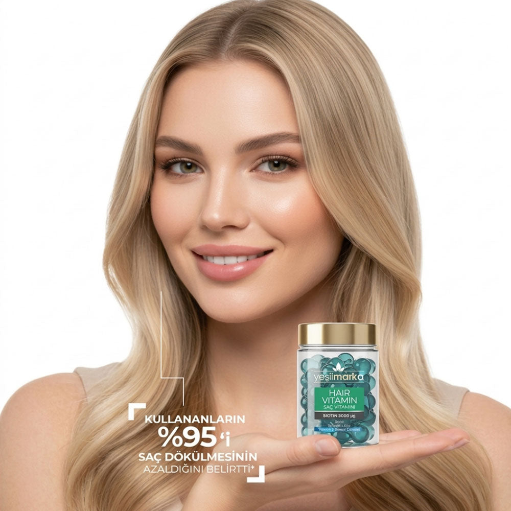 Yesilmarka Biotin Hair Oil with Caffeine and Zinc, 15 ML