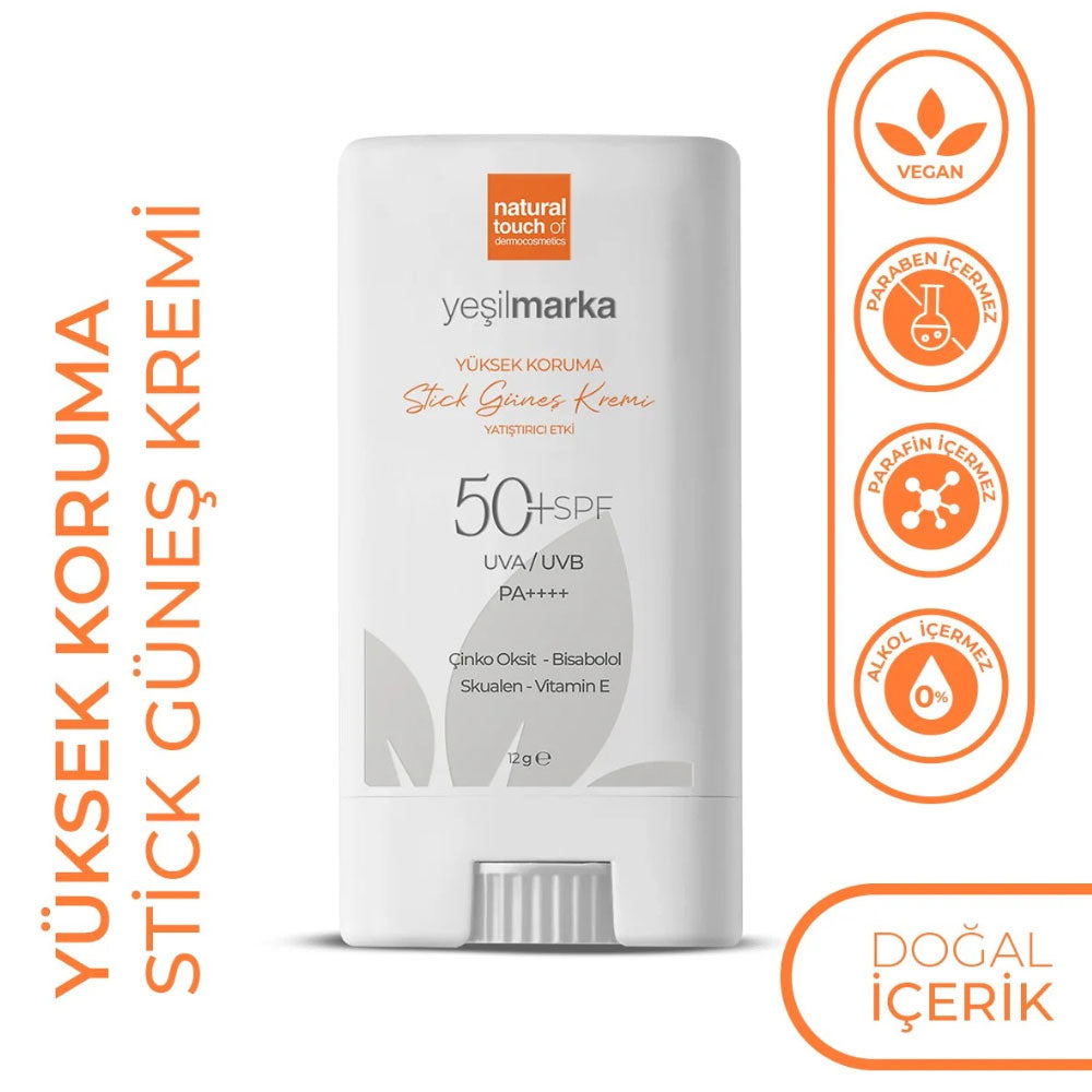 Yesilmarka Stick Sunscreen SPF 50 Blue Light Protection 12g