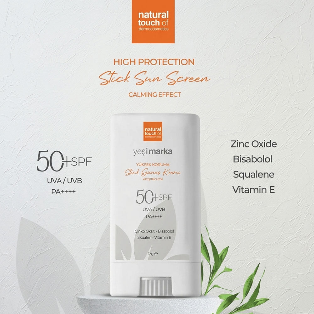 Yesilmarka Stick Sunscreen SPF 50 Blue Light Protection 12g