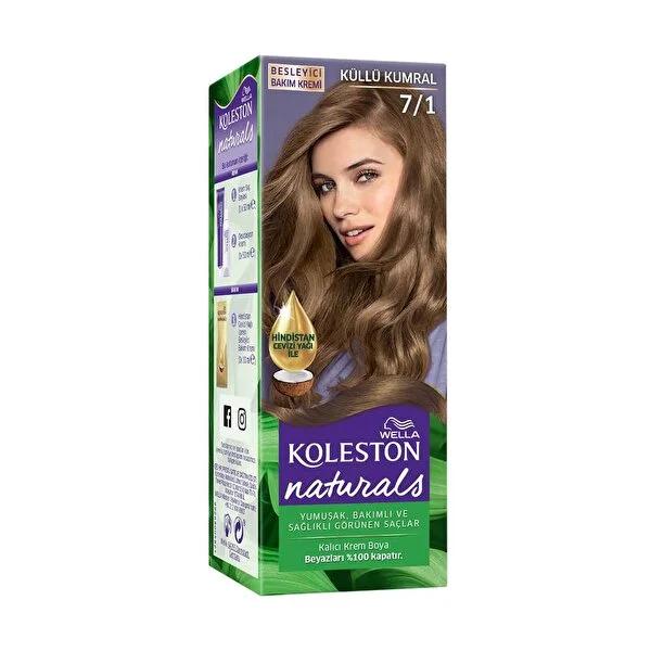 Wella Koleston Naturals 7/1 Ash Blonde Hair Dye: Permanent Color & 100% Gray Coverage with Coconut Oil - At-Home Hair Color Kit Wella Ash Blonde Hair Dye: Gray Coverage & Coconut Oil | At-Home Kit hair dye ash blonde, ash blonde hair color, permanent hair color, gray coverage hair dye, at home hair color kit, küllü kumral saç boyası, 7/1 hair dye, Wella Koleston Naturals, hair color with coconut oil, blonde hair dye for gray hair, hair dye, ash blonde, permanent color, gray coverage, at-home hair color, hai