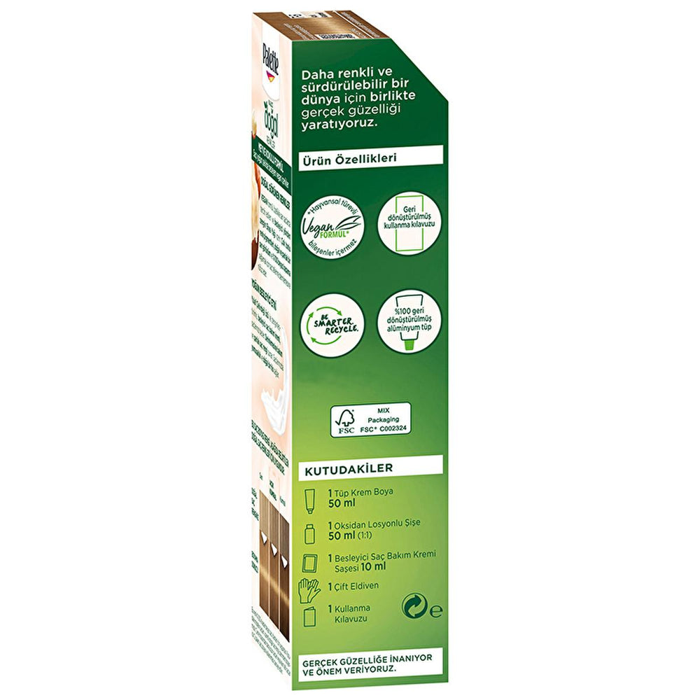 Palette Natural Hair Dye - Light Caramel (Açık Karamel) Permanent Hair Color for Natural Look - view 4