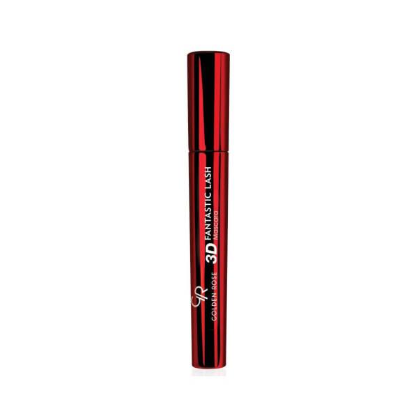 Golden Rose 3D Fantastic Lash Mascara - Lengthening, Volumizing, and Darkening Eyelashes with Flexible Brush - Mascara