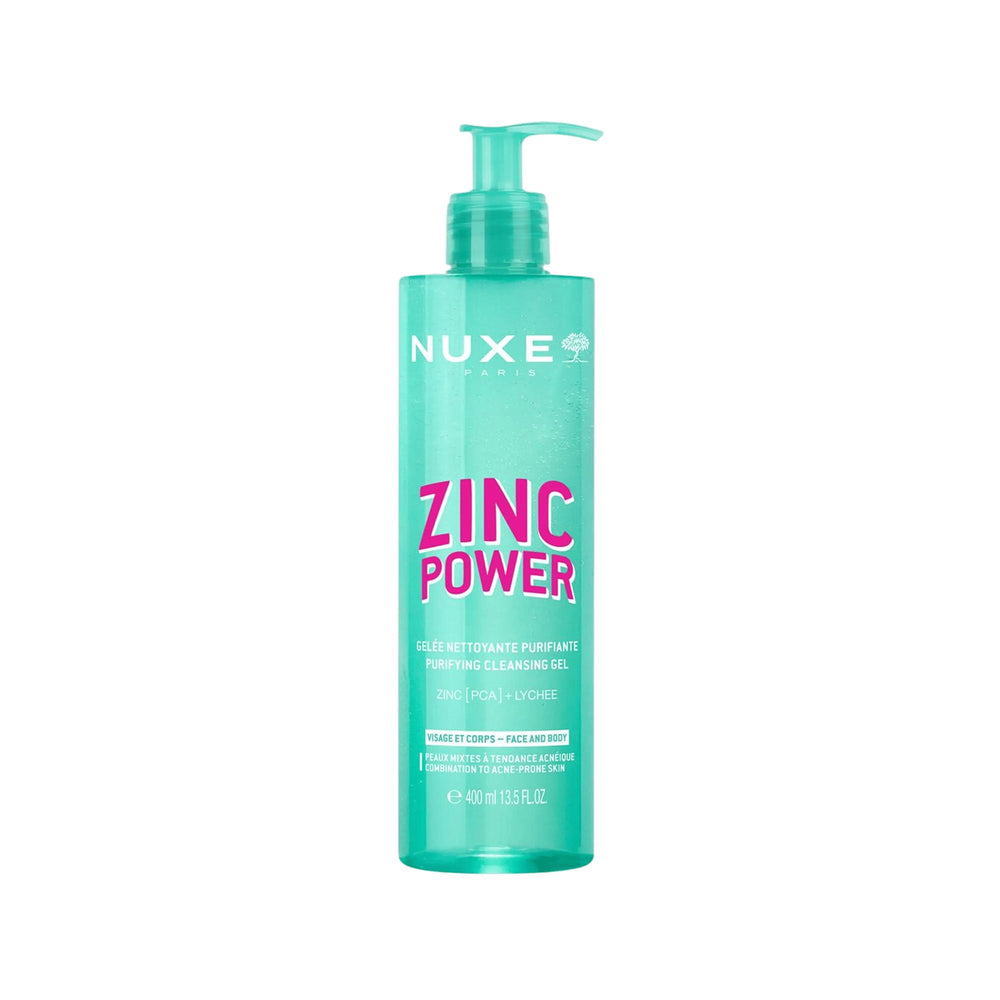 Nuxe Zinc Power Purifying Cleansing Gel for Oily Skin 400 ml