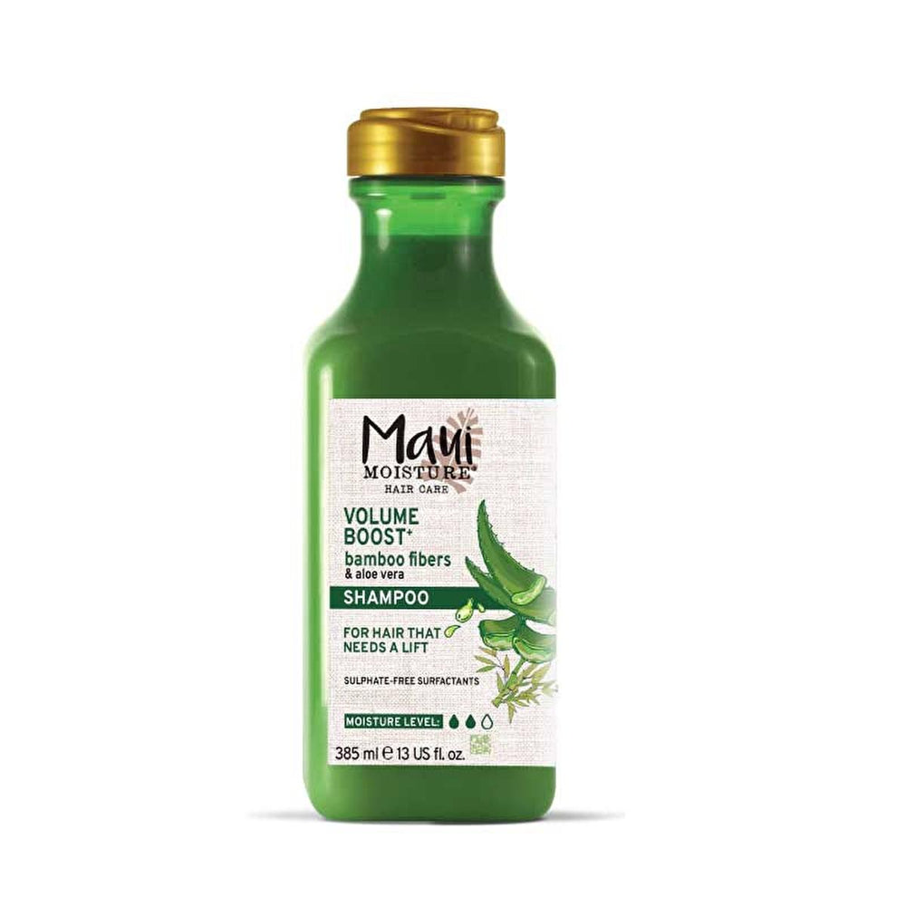 Maui Moisture Volumizing Bamboo Fiber Shampoo - Thickening Aloe Vera & Vegan Formula, Sulfate-Free - For Thin Hair & Natural Volume Maui Moisture Volumizing Shampoo - Bamboo Fiber & Aloe Vera Volumizing shampoo, Bambu fiber shampoo, Aloe vera shampoo, Vegan shampoo, Sulfate-free shampoo, Thin hair shampoo, Hair volume, Natural shampoo, Maui Moisture shampoo, Hair thickening shampoo, shampoo, hair care, bamboo fibers, castor oil, neem oil, silicone-free, sulfate-free, fine hair shampoo, ethical hair care, cr