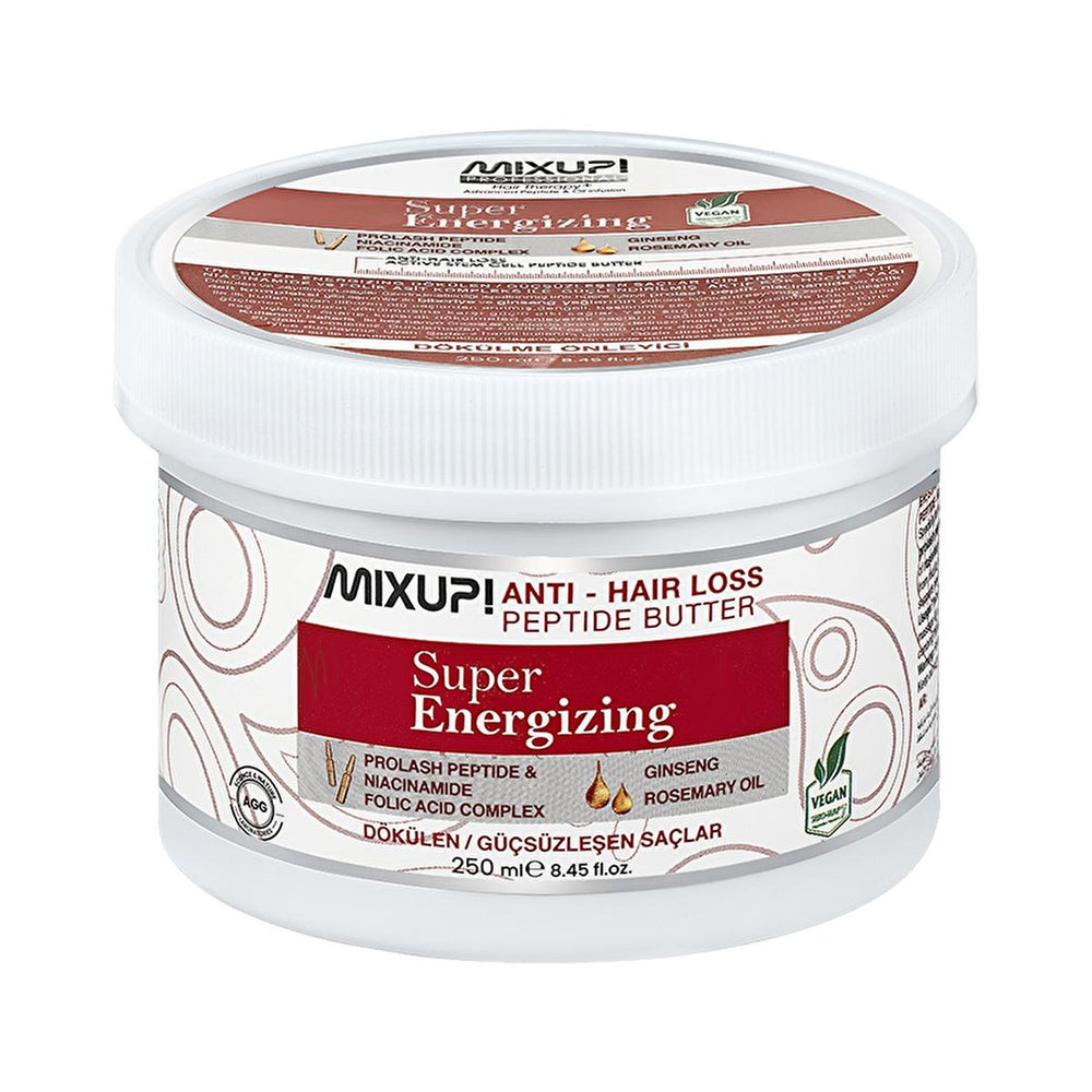 Mixup! Super Energizing Hair Growth Oil: Anti Hair Loss Treatment with Peptide, Rosemary & Ginseng Oil for Fast Hair Growth & Breakage Repair, 250ml Mixup! Hair Growth Oil: Anti Hair Loss Treatment | Peptide & Rosemary hair loss treatment, hair growth oil, anti hair loss oil, peptide hair oil, rosemary oil for hair growth, ginseng oil for hair, hair strengthening oil, hair breakage repair, dökülme önleyici, hızlı saç uzatma, hair oil, hair care, hair growth, anti-hair loss, peptide, rosemary oil, ginseng oi