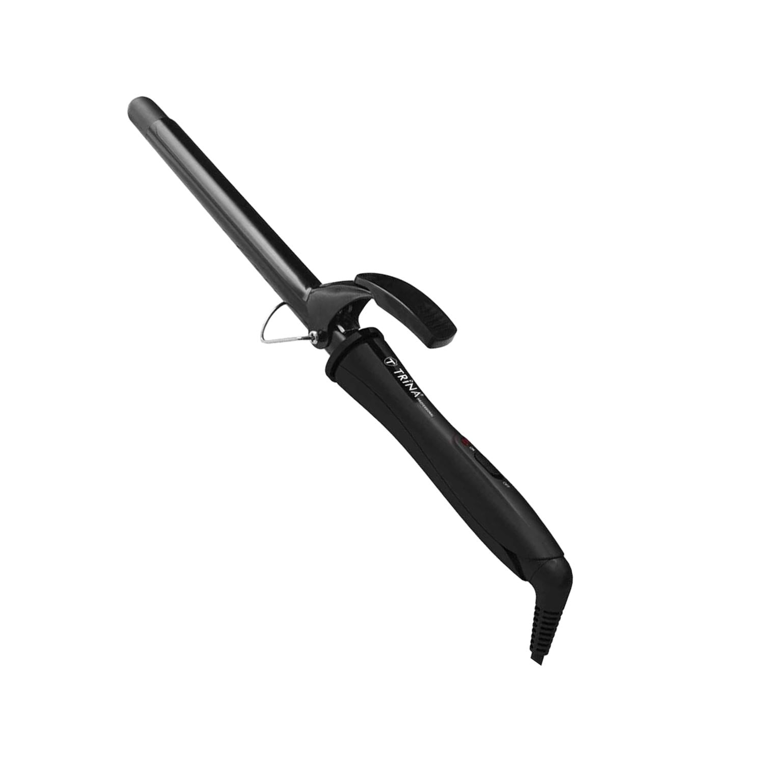 Trina Professional Hair Curling Iron 19 mm - Salon Quality Curls at Home Trina 19 mm Curling Iron - Professional Hair Styling hair curling iron, professional hair styling, Trina curling iron, 19 mm curling barrel, hair styling tools, salon quality curls, professional hair care, hair styling products, curling irons, hair tools, beauty products, Trina Professional