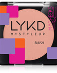 LYKD Rose Quartz Powder Blush for Natural Makeup Look - Soft Finish, Healthy Glow - Blush