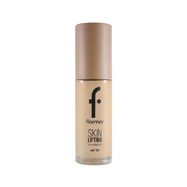 Flormar Skin Lifting Foundation - Natural Anti-Aging Makeup with SPF 30 Protection Flormar Skin Lifting Foundation - Natural & Anti-Aging SPF 30 natural foundation, anti-aging makeup, SPF 30 foundation, organic cosmetics, Flormar Skin Lifting Foundation, creamy foundation, liquid foundation, natural makeup, anti-aging skincare, makeup for sensitive skin, paraben-free, talc-free, silicone-free, hyaluronic acid, niacinamide, antioxidants