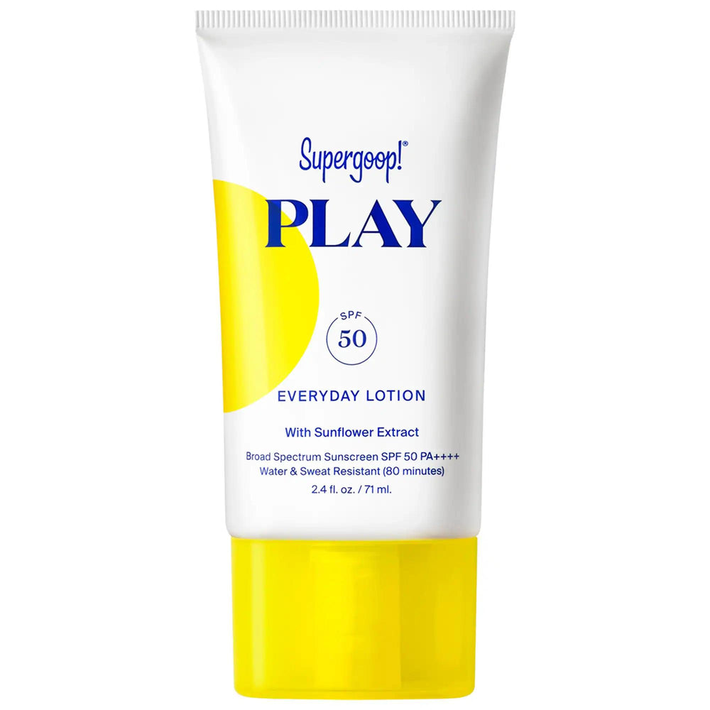 Supergoop! PLAY Everyday SPF 50: Hydrating & Non-Greasy Sunscreen for Face & Body | Broad Spectrum Protection Supergoop! PLAY SPF 50: Non-Greasy Sunscreen for Face & Body sunscreen SPF 50, broad spectrum sunscreen, water resistant sunscreen, non greasy sunscreen, sunscreen for face and body, cruelty free sunscreen, gluten free sunscreen, sun protection lotion, everyday sunscreen, hydrating sunscreen lotion, sunscreen, sun protection, face sunscreen, body sunscreen, hydrating lotion, non-greasy, fast absorbi