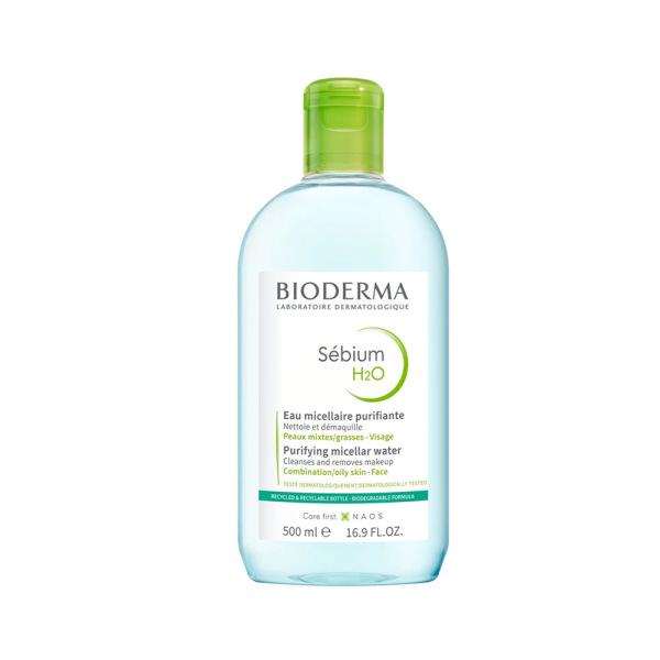 Bioderma Sebium H2O Micellar Water for Oily and Acne-Prone Skin - Gentle Makeup Remover &amp; Cleanser, Dermatologically Tested, 16.91 fl oz - image 11
