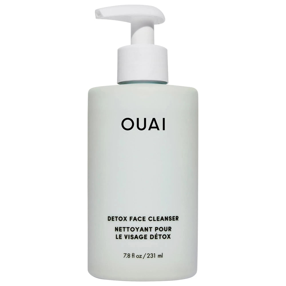 OUAI Detox Face Cleanser - Gentle Exfoliation, Hydrating Face Wash for Normal, Dry, Combination, and Oily Skin Types OUAI Detox Face Cleanser - Gentle & Hydrating Face Cleanser, Gentle Exfoliation, Hydrating Face Wash, Skincare for Sensitive Skin, Cruelty-Free Skincare, Gluten-Free Cosmetics, Normal Skin, Dry Skin, Combination Skin, Oily Skin, Skincare Routine, OUAI, Detox Face Cleanser, Glycolic Acid, Niacinamide, Gluconolactone, Liquid Face Cleanser