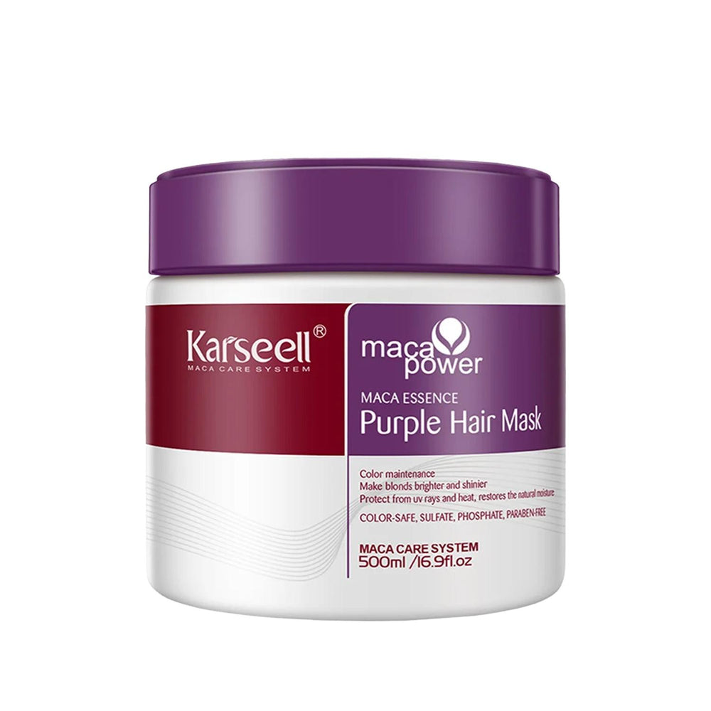 Karseell Maca Essence Color Correcting Purple Hair Mask 500 ml