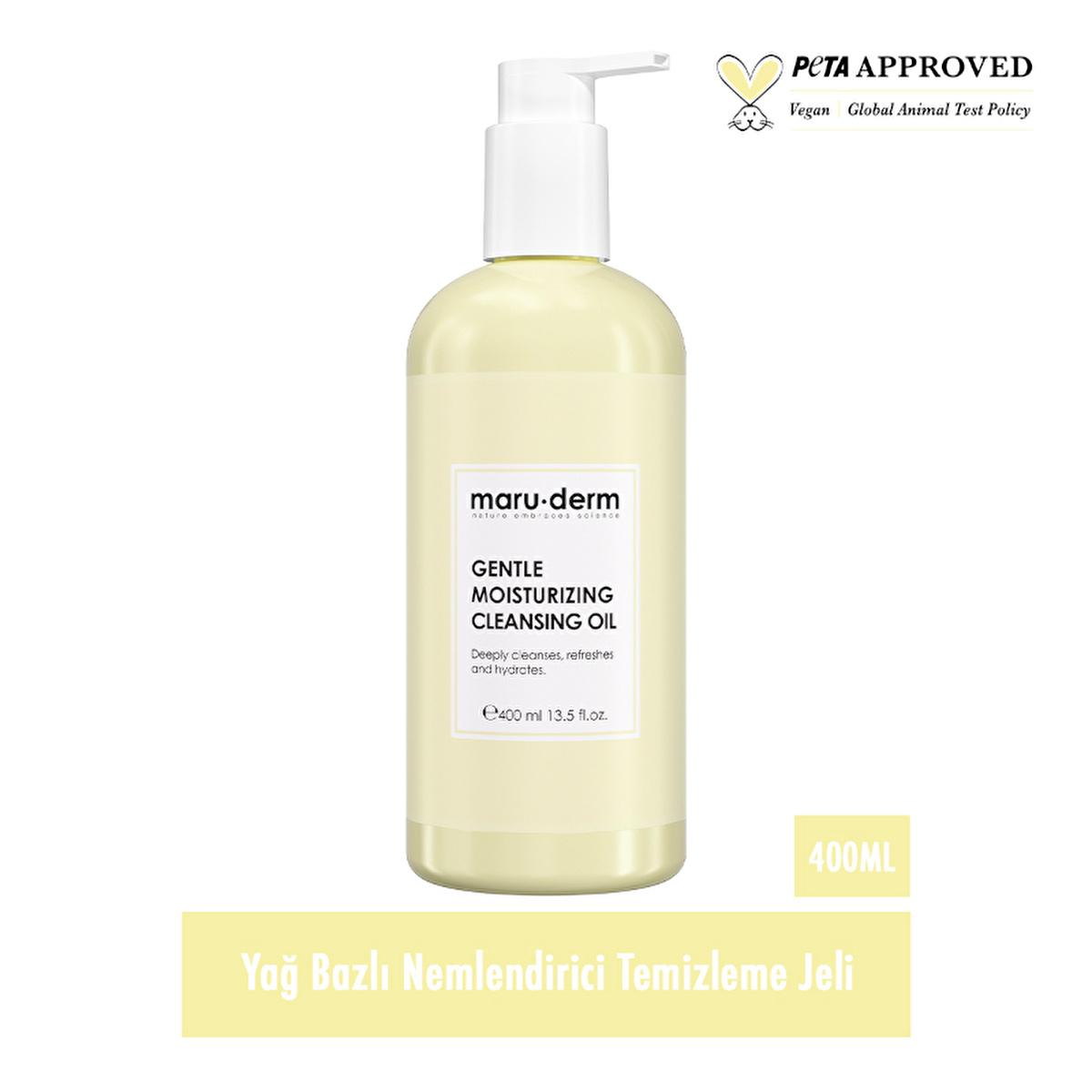 Maruderm Cleansing Oil - Gentle Makeup Remover & Skincare for All Skin Types, SLS & SLES Free, 13.53 fl oz Maruderm Cleansing Oil - Gentle Skincare & Makeup Remover cleansing oil, makeup remover, skincare, natural skincare, gentle cleanser, SLS free, SLES free, fragrance free, skincare routine, makeup removal, sensitive skin, moisturizing cleanser, natural extracts, Arctium Lappa Root Extract, Nasturtium Officinale Flower/Leaf Extract
