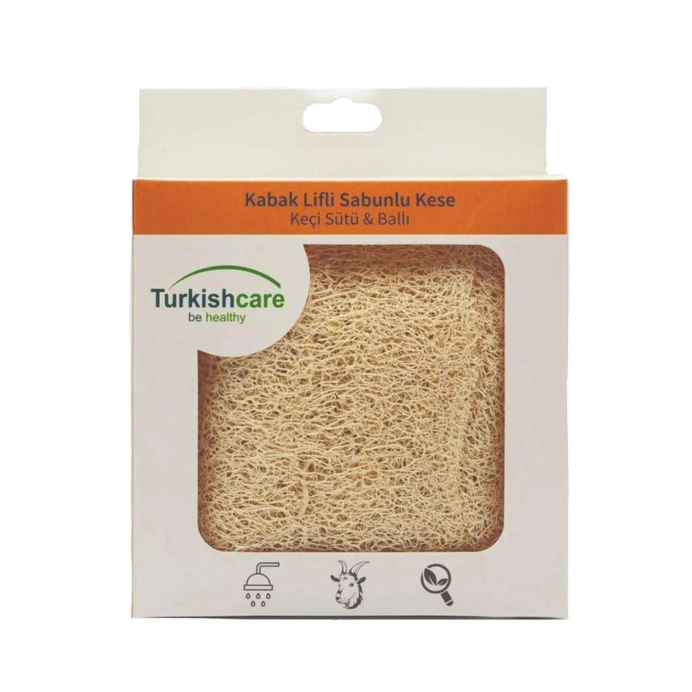 Turkishcare Goat Milk & Honey Luffa Soap Sponge