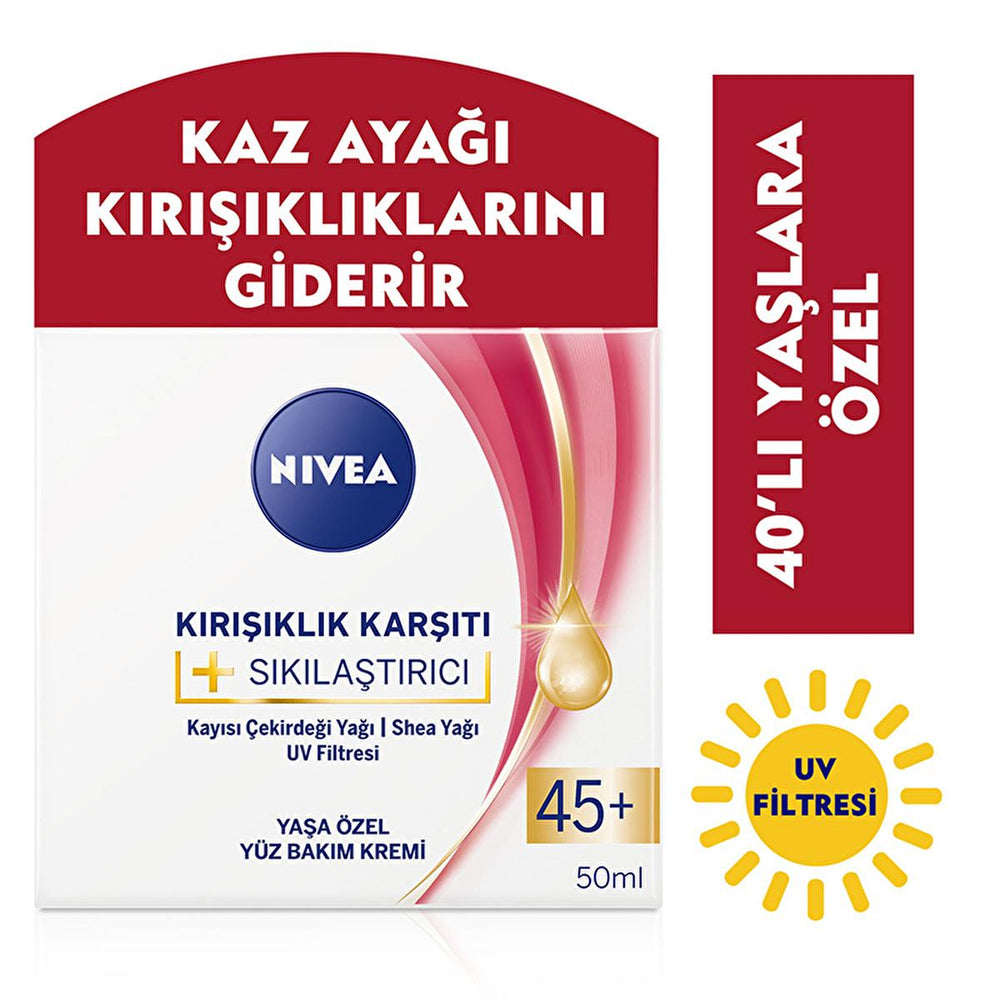 Nivea Anti-Wrinkle Face Cream for Mature Skin - Firming, UV Protection, 1.69 fl oz - view 3