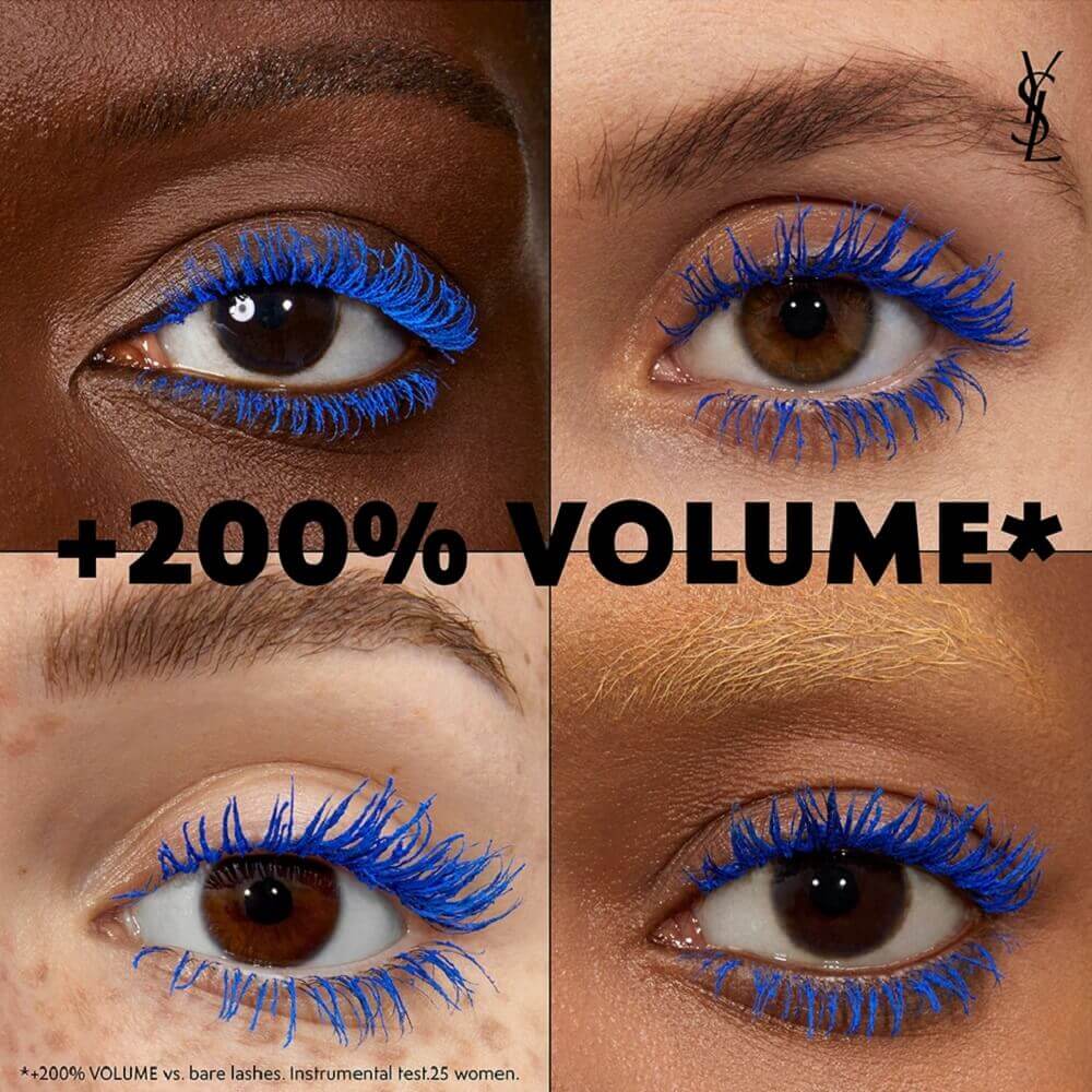 YSL Lash Clash Mascara 04 Blue for Extreme Volume