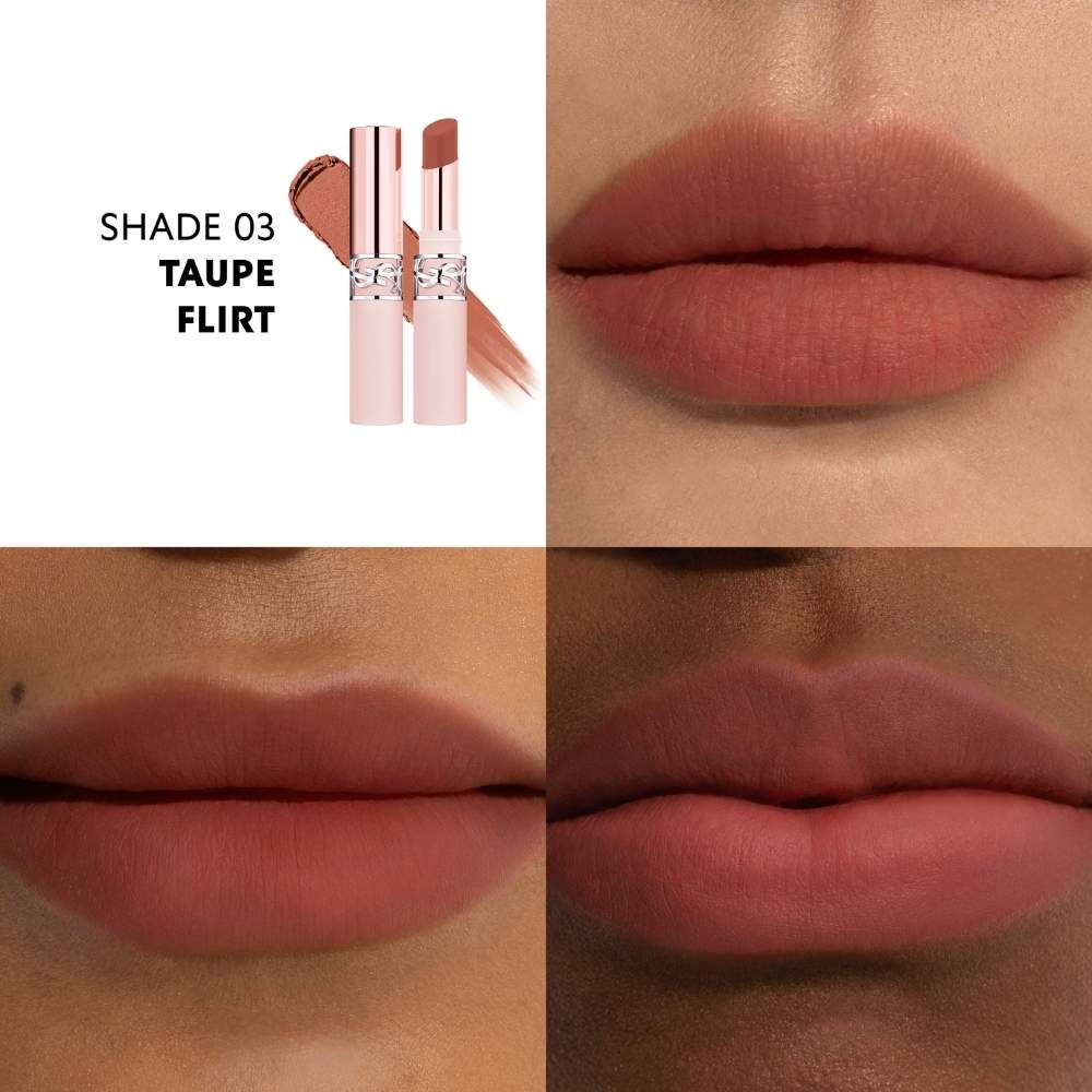 YSL Lovenude Lip Blusher 03 Taupe Flirt Matte Lipstick