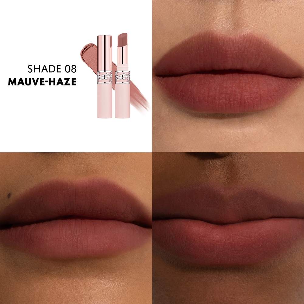 YSL Lovenude Lip Blusher 08 Mauve Haze Matte Lipstick