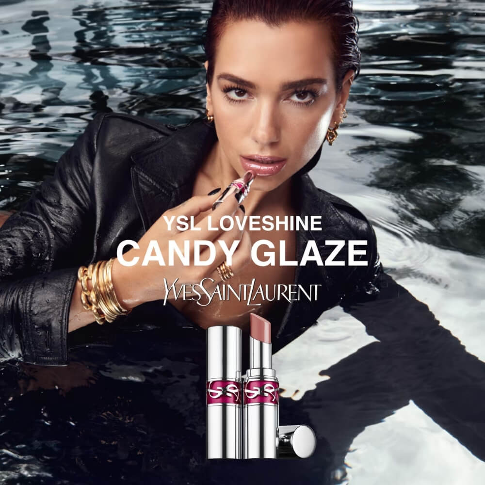 YSL Loveshine Candy Glaze Lip Gloss 05 - Pink Glow 3.2g