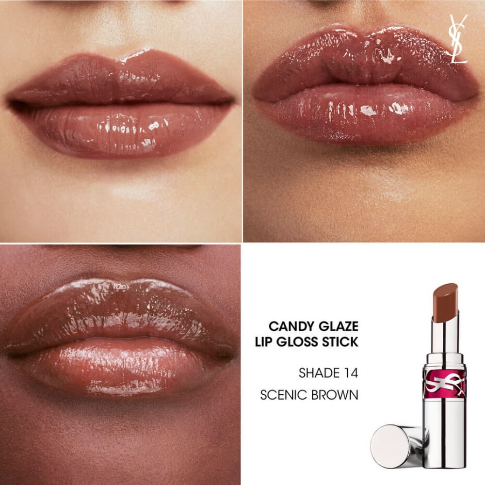 YSL Loveshine Candy Glaze Lip Gloss 14 - High-Shine Lip Gloss