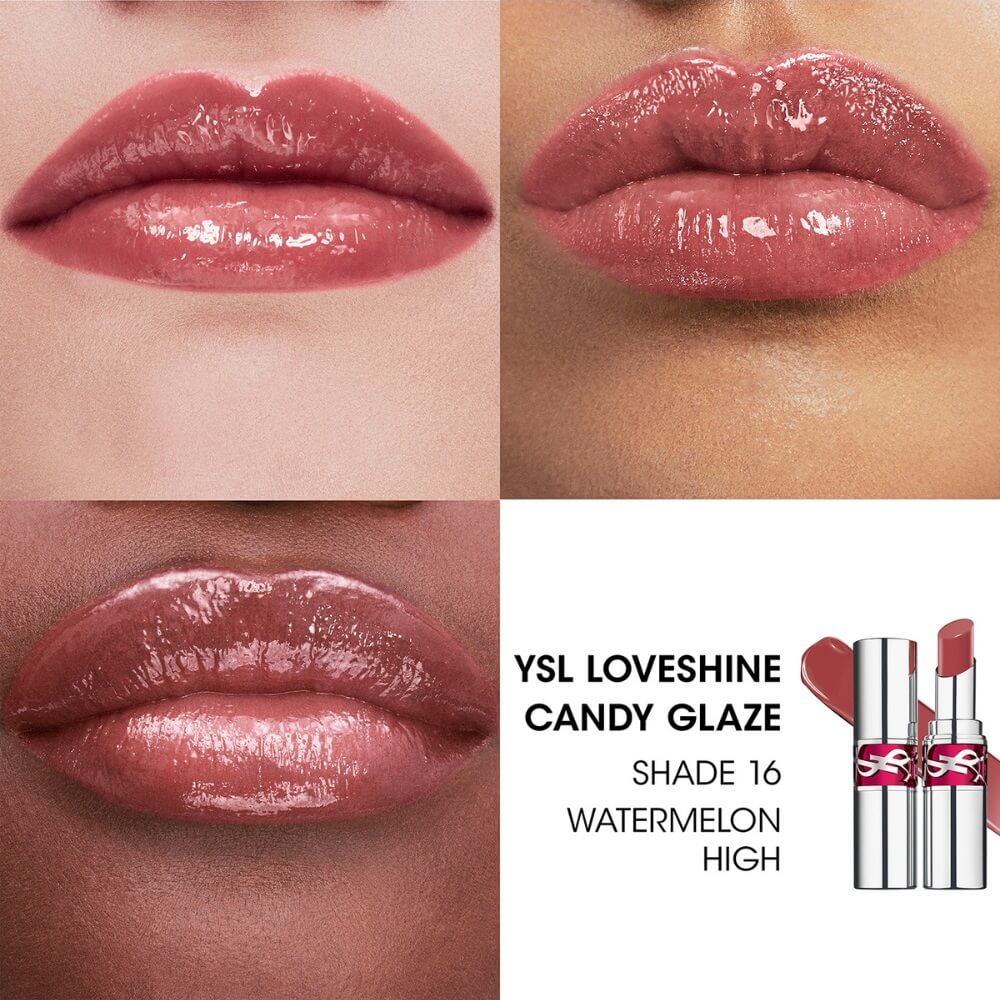 YSL Loveshine Candy Glaze Lip Gloss 16 - High-Shine Color