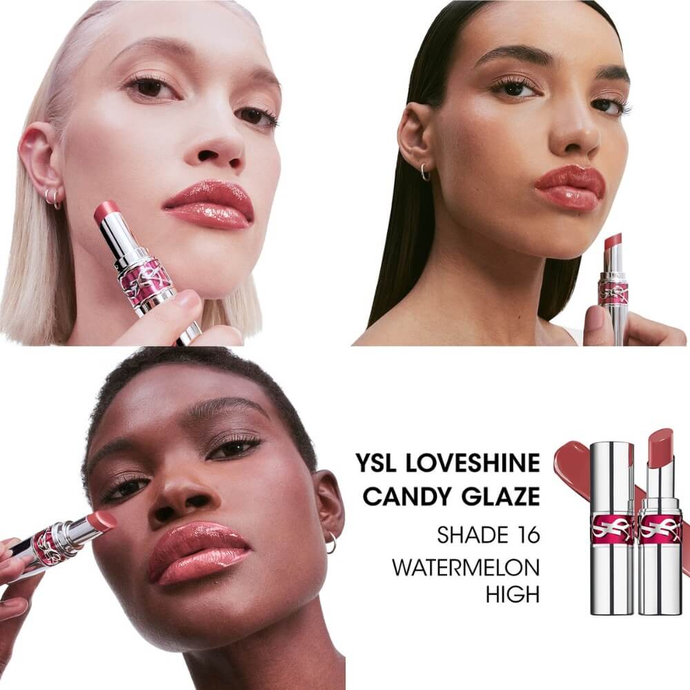 YSL Loveshine Candy Glaze Lip Gloss 16 - High-Shine Color