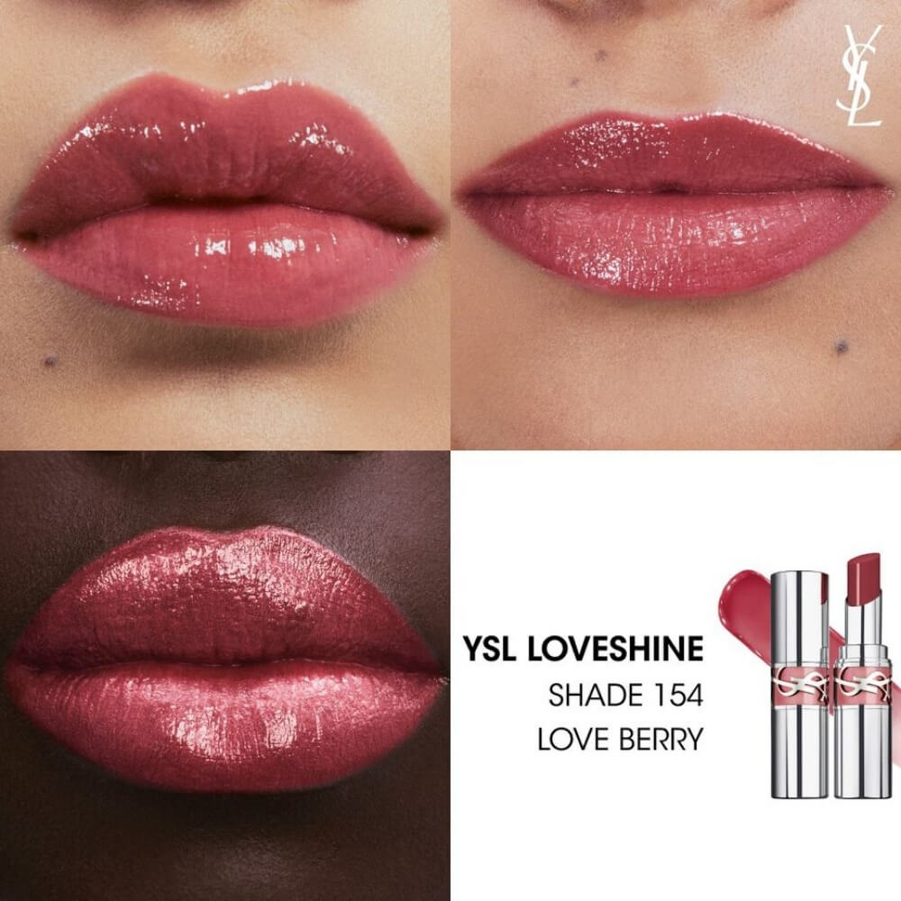 YSL Loveshine Lipstick 154 Hydrating Shiny Lip Color
