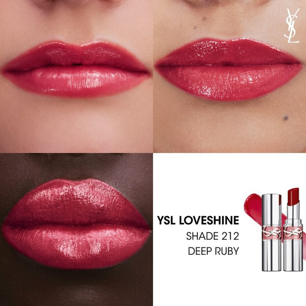 YSL Loveshine Lipstick 212 High-Shine Hydration 3.2g