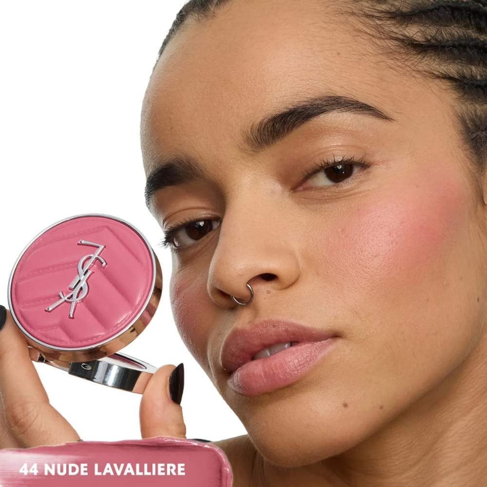YSL Make Me Powder Blush Cream 44 - Buildable Cream Blush with Rosehip Oil